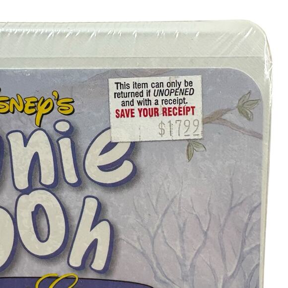 SEALED VTG Disney "Winnie The Pooh Seasons Of Giving" VHS VCR Tape Holiday Movie - Picture 9 of 10